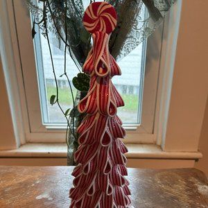 13 inch Cashmere and cupcakes candy cane tree
